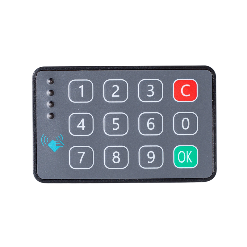 Горизонтальный считыватель IC-карт с клавиатурой / CAN2.0 125K бод / Контроллер доступа для управления парком промышленных транспортных средств